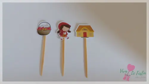 Tag de docinho - Chapeuzinho vermelho