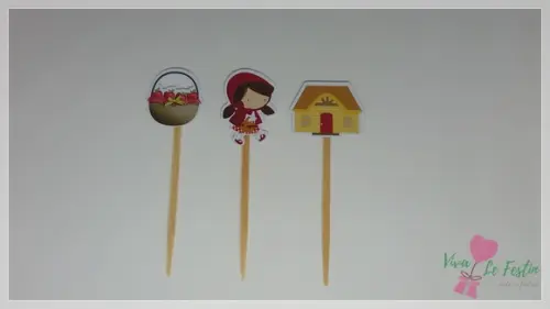 Tag de docinho - Chapeuzinho vermelho