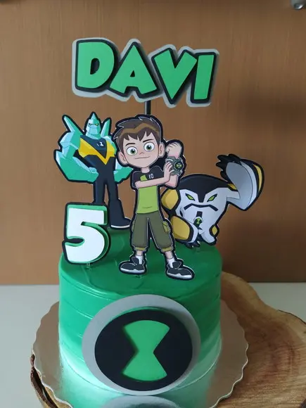 Topo de Bolo - Ben 10