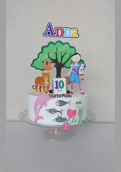 Topo de Bolo - Diário de Pilar