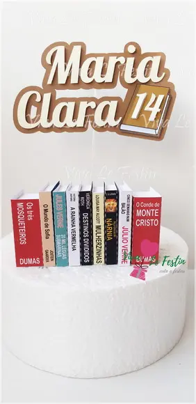 Topo de Bolo - Livros