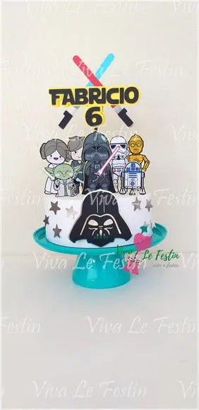Topo de Bolo - Star Wars