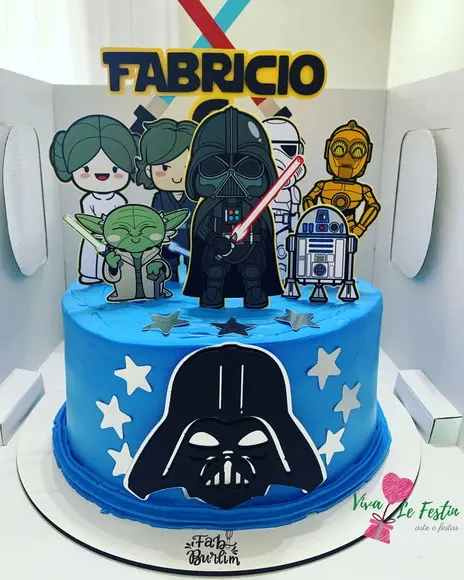 Topo de Bolo - Star Wars
