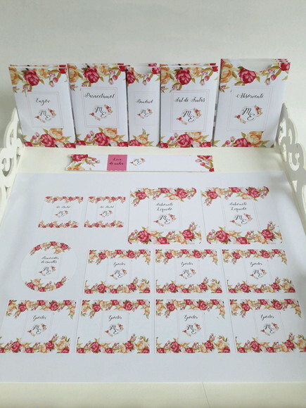 Kit Toalette / Banheiro Rótulos Feminino E Masculino + Brind