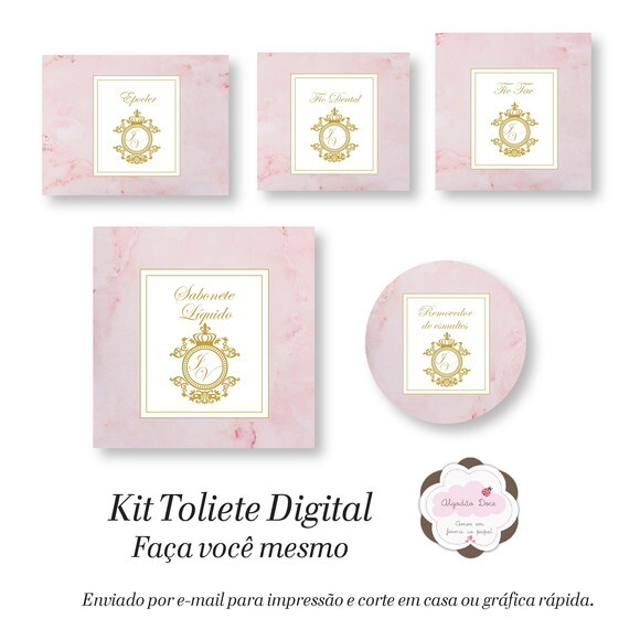 Kit Toalette /banheiro - Digital