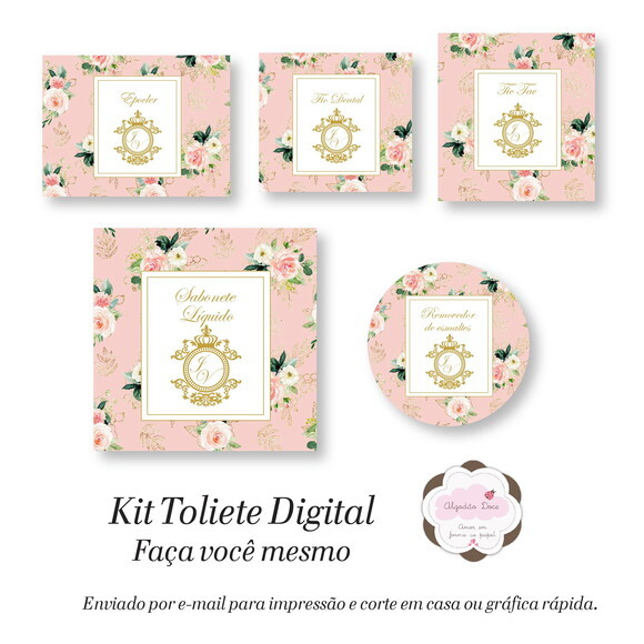 Kit Toalette /banheiro - Digital