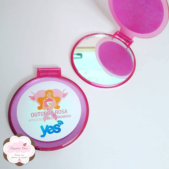 Lembrancinha Brinde Outubro Rosa Personalizado