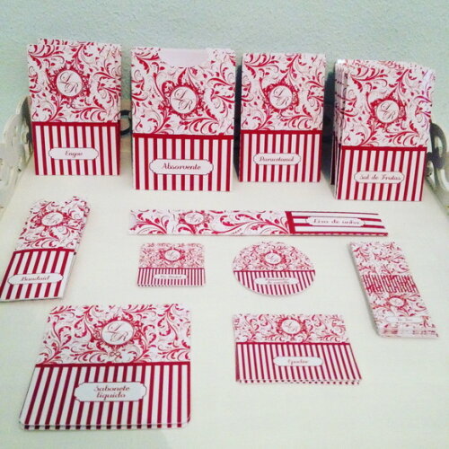 Kit Toalette / Banheiro Rótulos