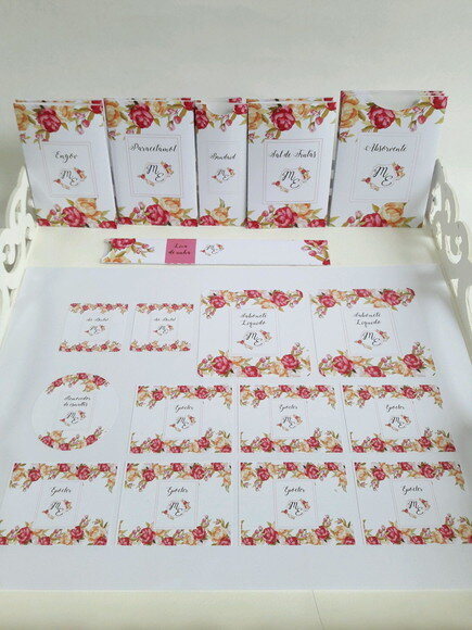 Kit Toalette / Banheiro Rótulos Feminino E Masculino + Brind