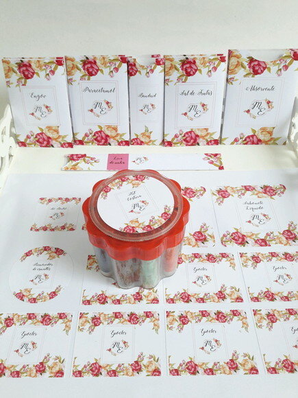 Kit Toalette / Banheiro Rótulos Feminino E Masculino + Brind