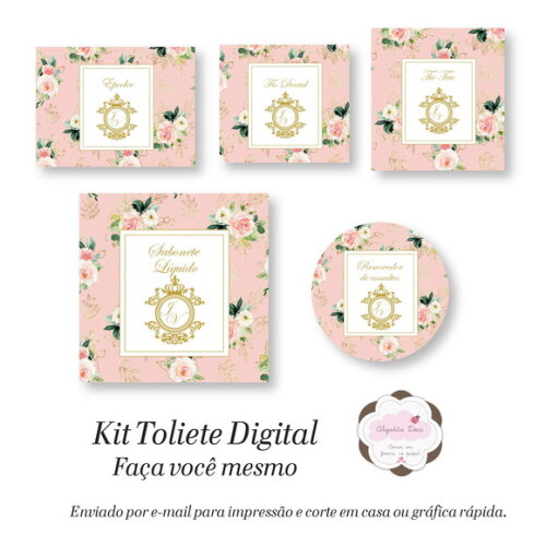 Kit Toalette /banheiro - Digital