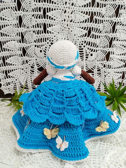 Boneca Bahiana em Amigurumi