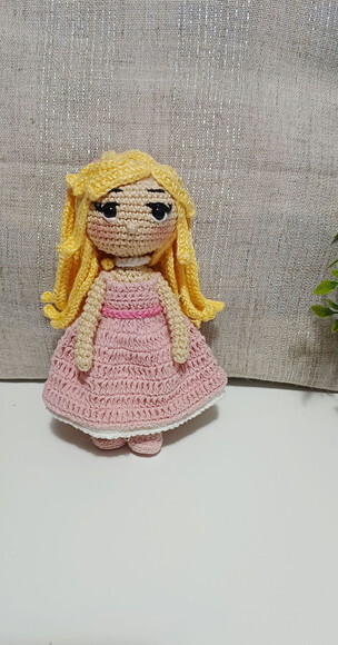 Boneca Barbie em Amigurumi
