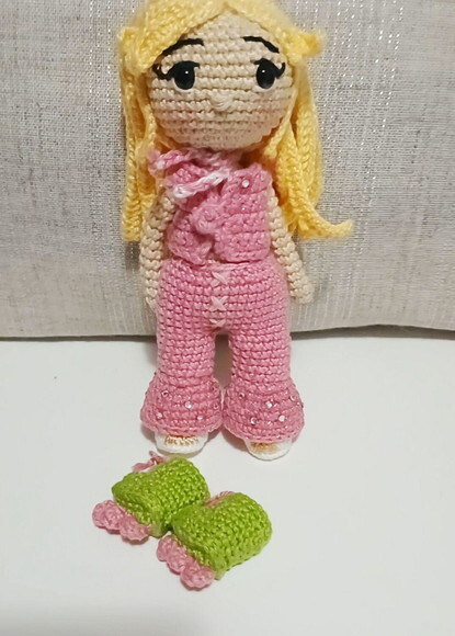 Boneca Barbie em Amigurumi