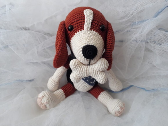 Cachorrinho amigurumi