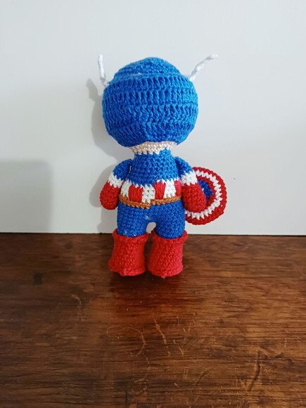 Capitão América em Amigurumi