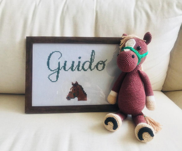 Cavalo amigurumi