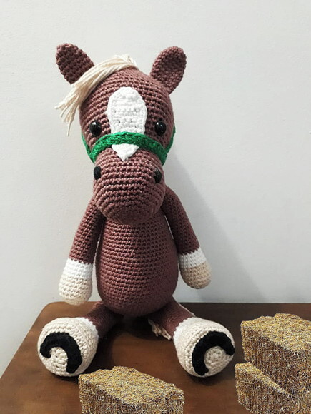 Cavalo amigurumi