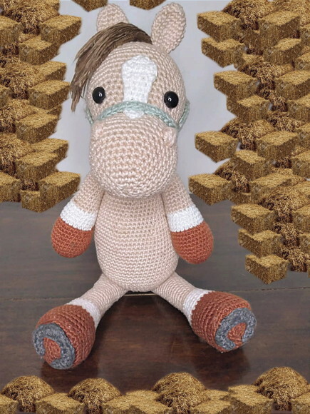 Cavalo amigurumi