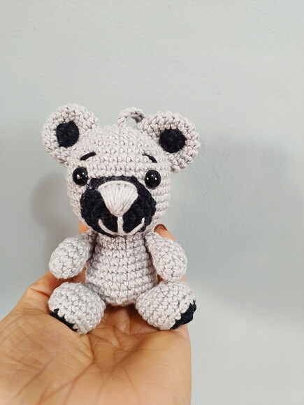 Chaveiro Ursinho em Amigurumi