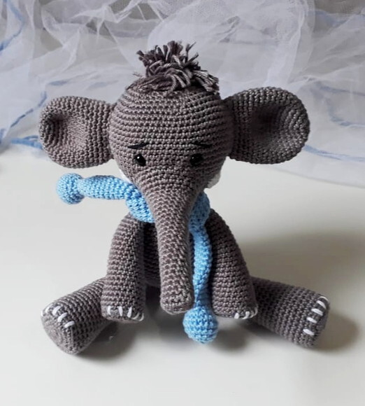 Elefante amigurumi