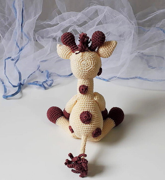 Girafa amigurumi