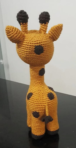 Girafa amigurumi