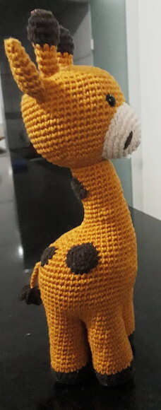 Girafa amigurumi