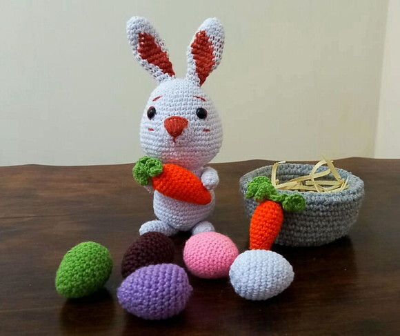 Kit Coelhinho amigurumi