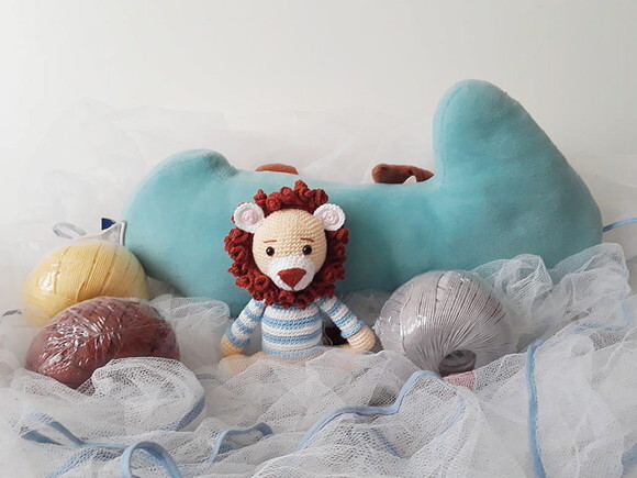 Leão Amigurumi