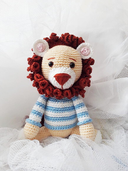 Leão Amigurumi