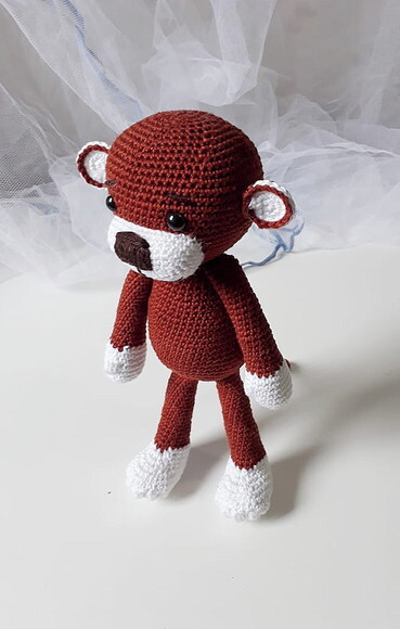 Macaco amigurumi