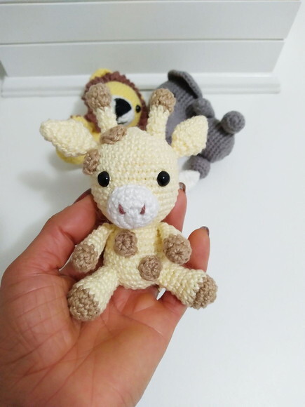 Mini Safári em Amigurumi