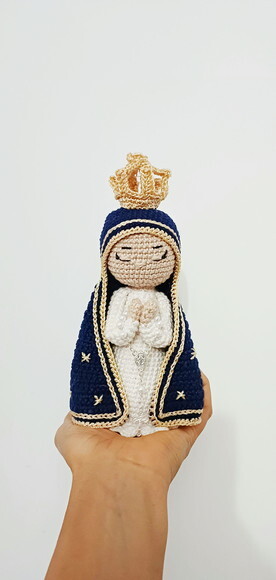 Nossa Senhora Aparecida em Amigurumi