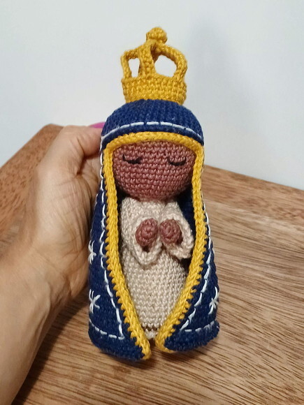 Nossa Senhora Aparecida em Amigurumi