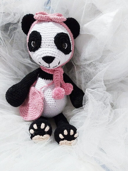 Panda amigurumi