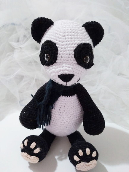 Panda amigurumi