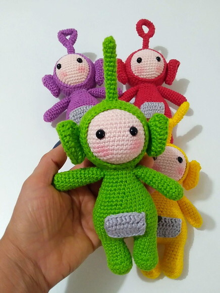 Teletubbies em amigurumi
