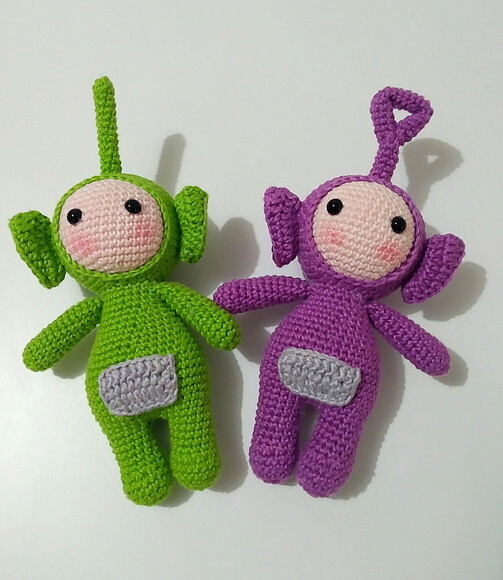 Teletubbies em amigurumi