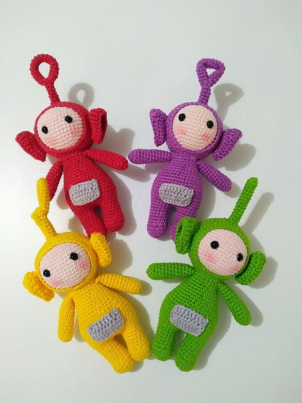 Teletubbies em amigurumi