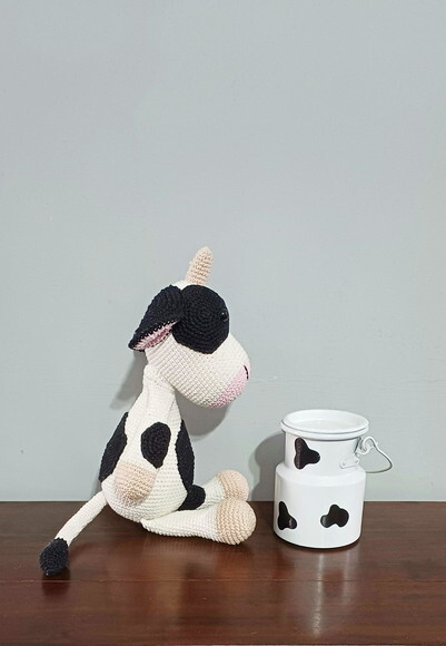 Vaca em Amigurumi