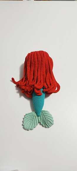 Boneca Ariel em Amigurumi