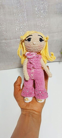 Boneca Barbie em Amigurumi