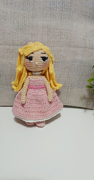 Boneca Barbie em Amigurumi