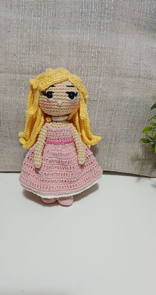 Boneca Barbie em Amigurumi