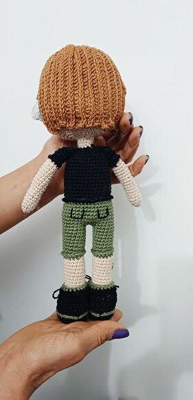Boneco Personalizado com Aparelho Auditivo