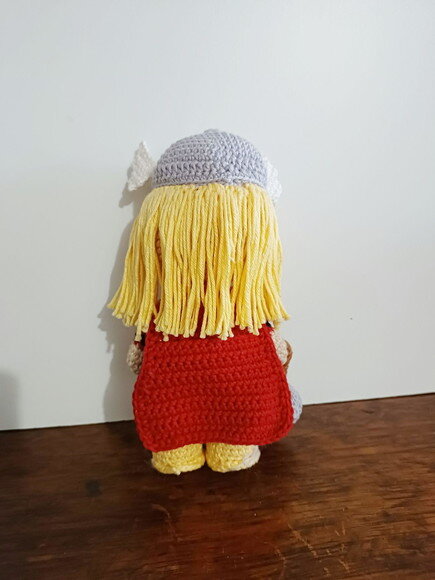 Boneco Thor em Amigurumi