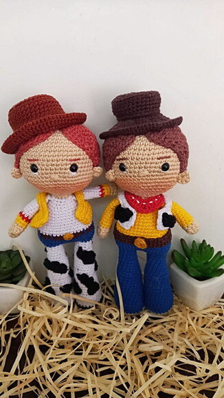 Bonecos Woody E Jessie Toy Story