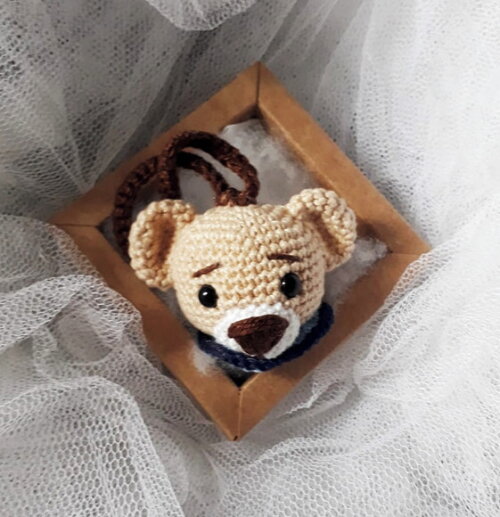 Chaveiro lembrancinha amigurumi