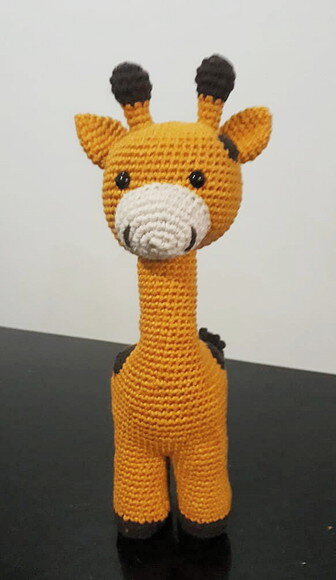 Girafa amigurumi